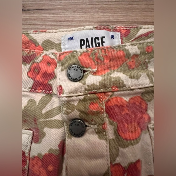 Paige Demin Floral Skirt 26 - Picture 2 of 5